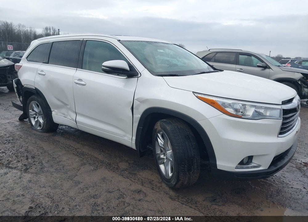 2014 TOYOTA HIGHLANDER LIMITED V6 VIN: 5TDDKRFH4ES050076