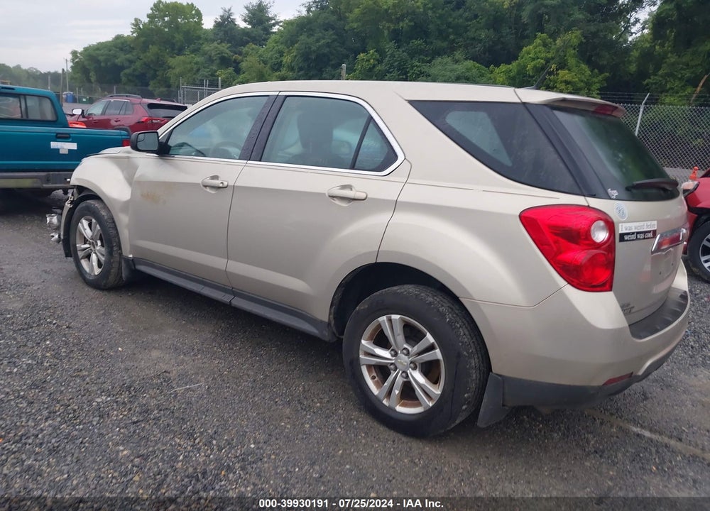 2012 CHEVROLET EQUINOX LS VIN: 2GNFLCEK6C6221649
