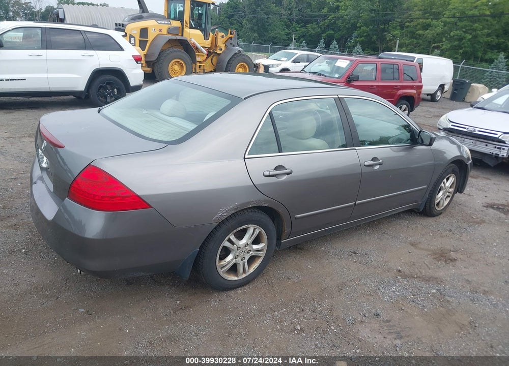 2007 HONDA ACCORD 2.4 EX VIN: 1HGCM567X7A101281