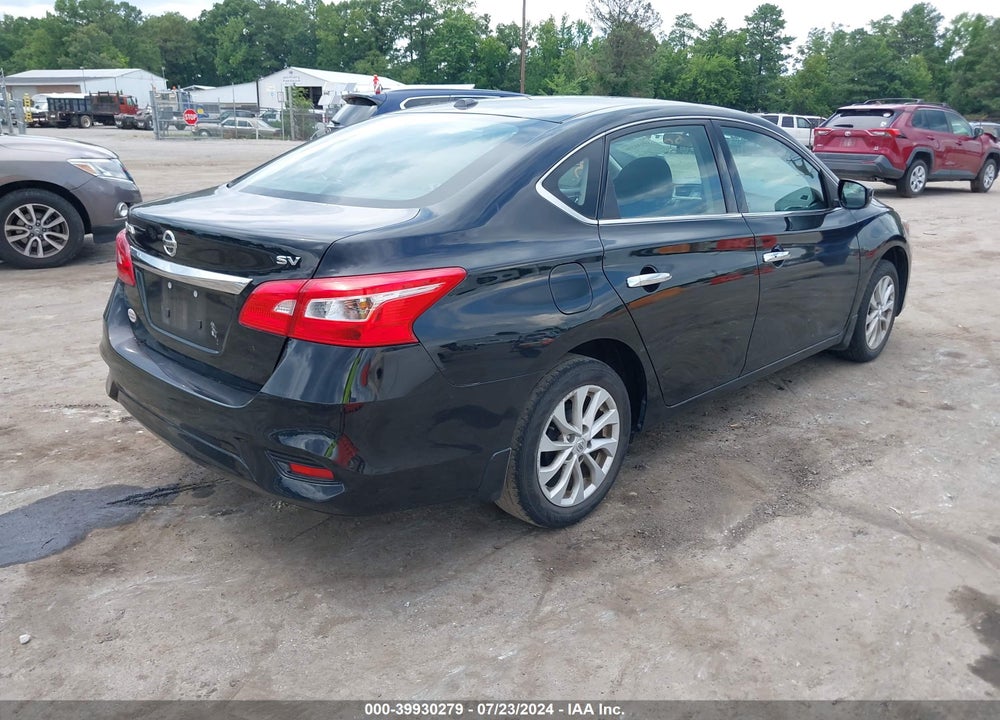 2019 NISSAN SENTRA SV VIN: 3N1AB7AP6KY297046