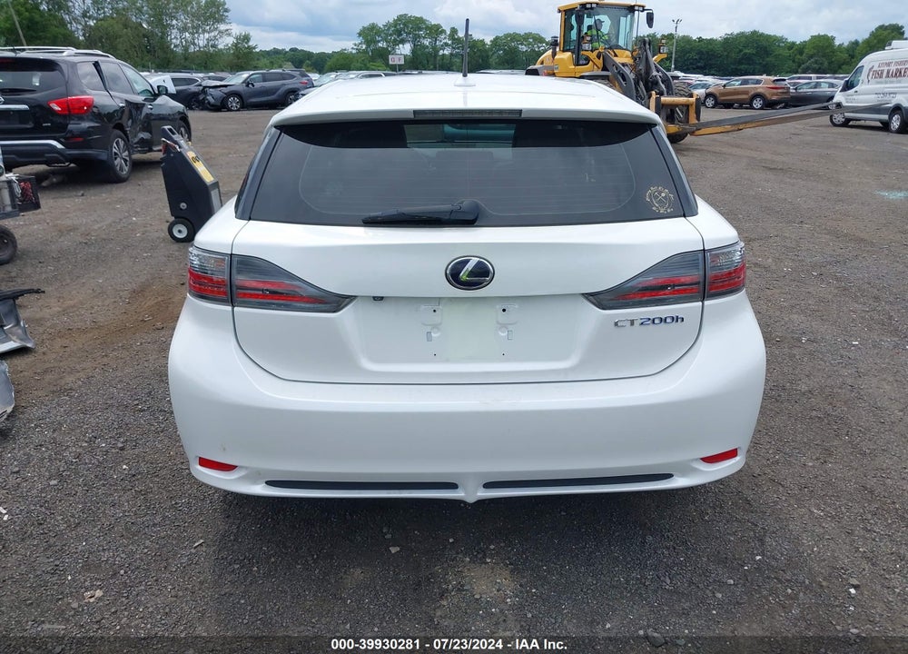 2013 LEXUS CT 200H VIN: JTHKD5BH7D2147759