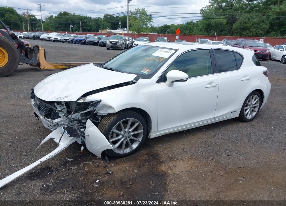 2013 LEXUS CT 200H VIN: JTHKD5BH7D2147759