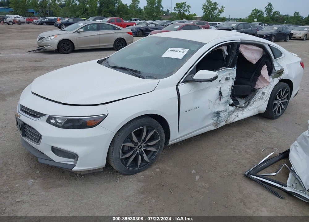 2018 CHEVROLET MALIBU LT VIN: 1G1ZD5ST9JF220129