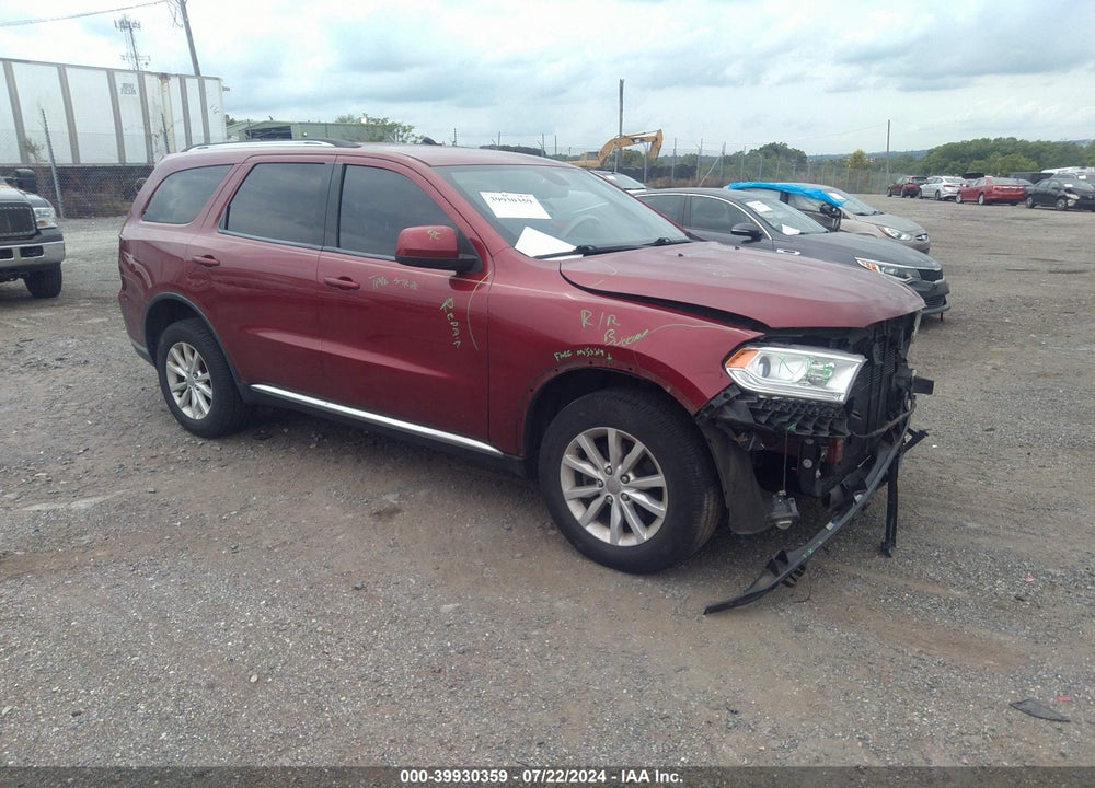 2015 DODGE DURANGO SXT VIN: 1C4RDJAG6FC946897
