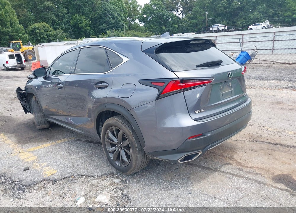 2018 LEXUS NX 300 F-SPORT VIN: JTJYARBZ7J2096597