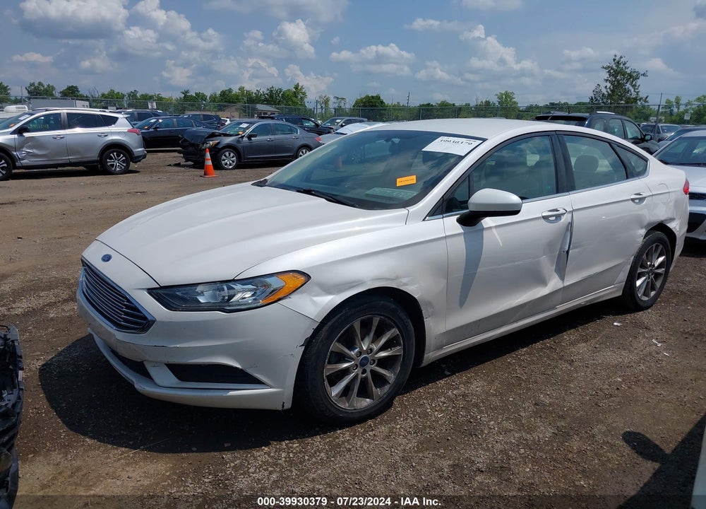 2017 FORD FUSION SE VIN: 3FA6P0H74HR395163