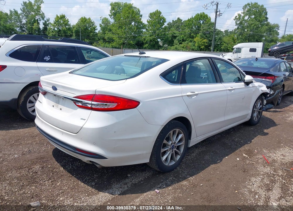 2017 FORD FUSION SE VIN: 3FA6P0H74HR395163