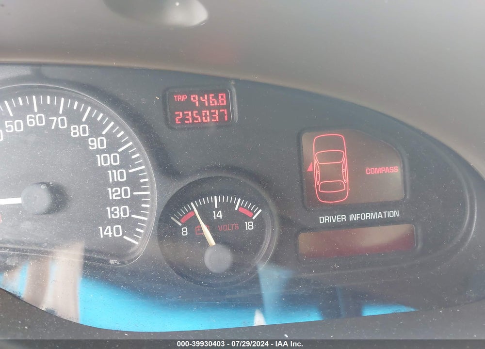 2000 PONTIAC BONNEVILLE SLE VIN: 1G2HY54KXY4266056