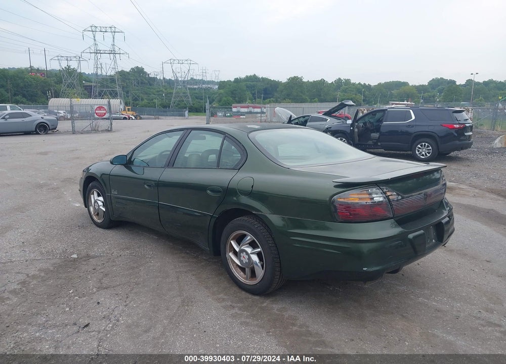 2000 PONTIAC BONNEVILLE SLE VIN: 1G2HY54KXY4266056