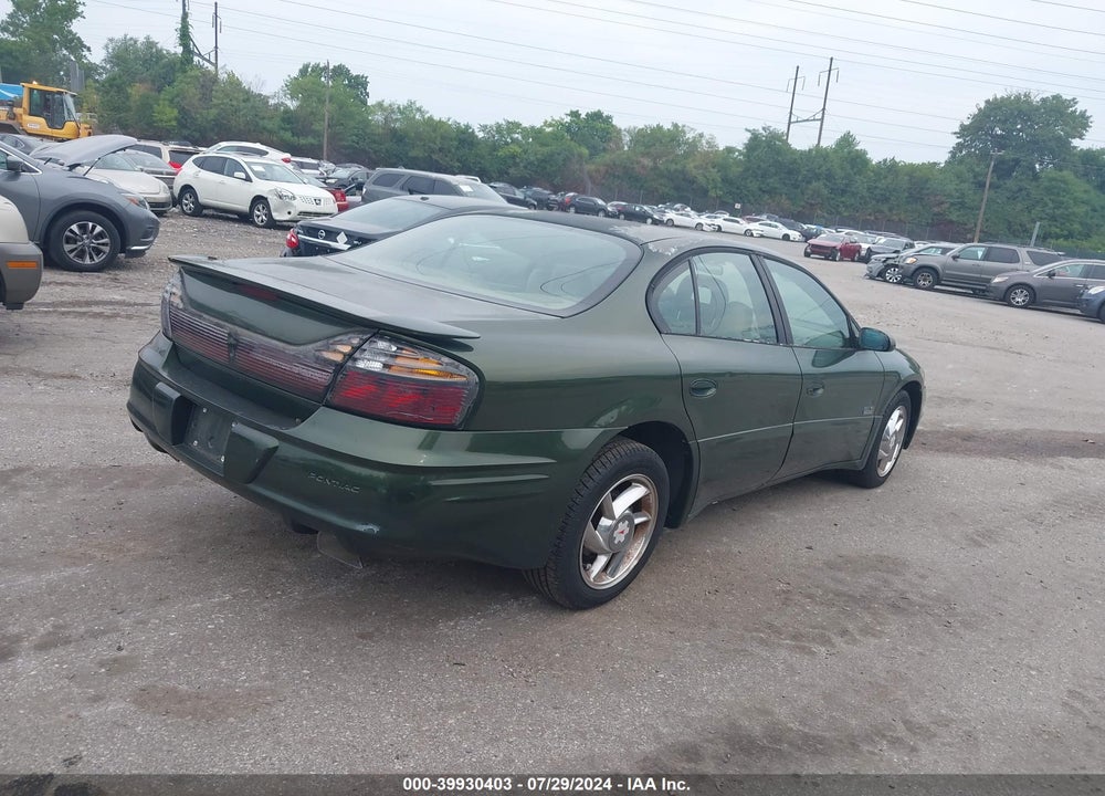 2000 PONTIAC BONNEVILLE SLE VIN: 1G2HY54KXY4266056