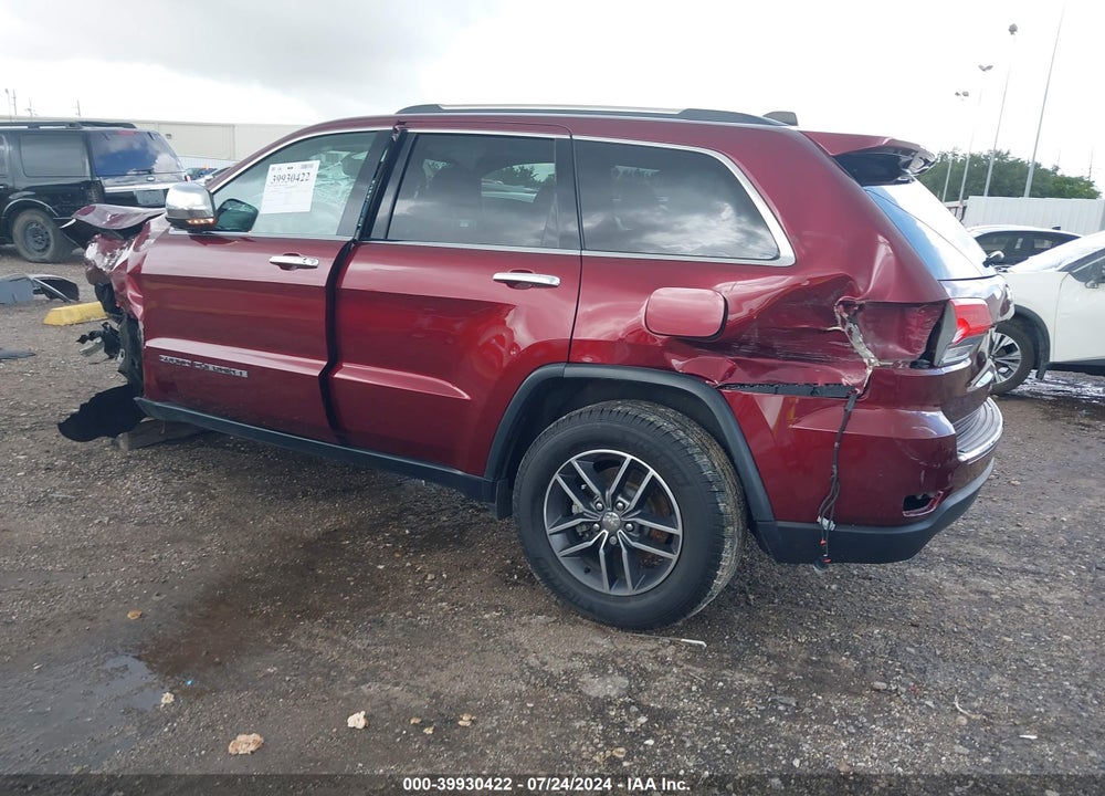 2017 JEEP GRAND CHEROKEE LIMITED 4X2 VIN: 1C4RJEBG6HC868980
