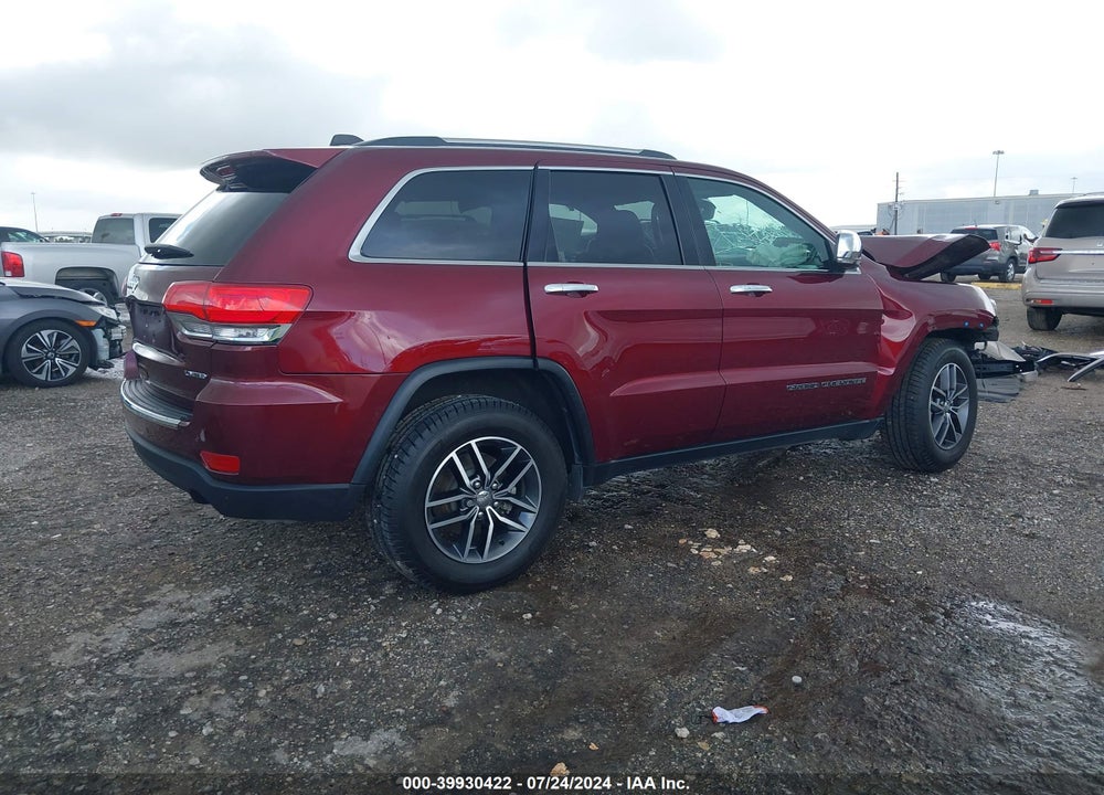 2017 JEEP GRAND CHEROKEE LIMITED 4X2 VIN: 1C4RJEBG6HC868980