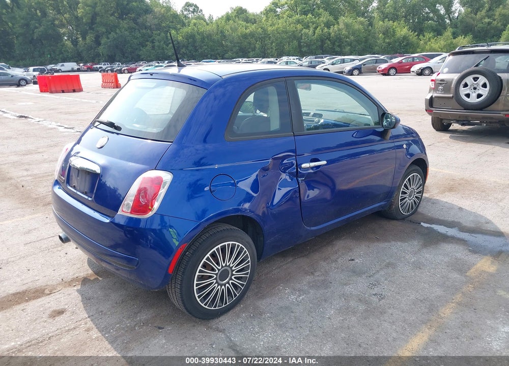 2012 FIAT 500 POP VIN: 3C3CFFAR1CT383681