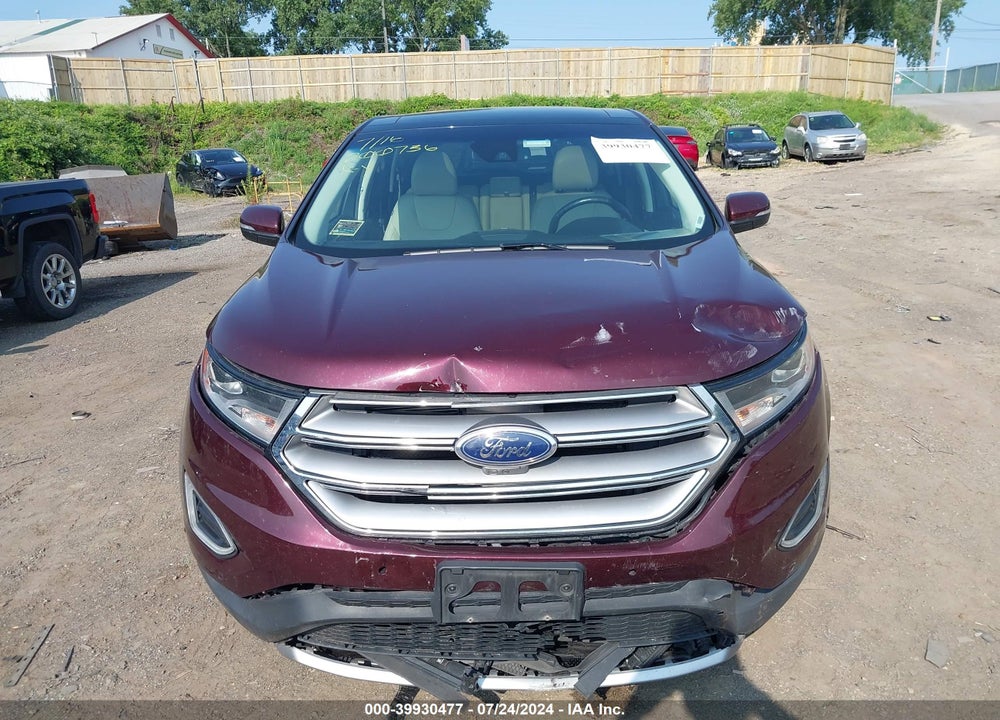 2017 FORD EDGE TITANIUM VIN: 2FMPK4K93HBC08827