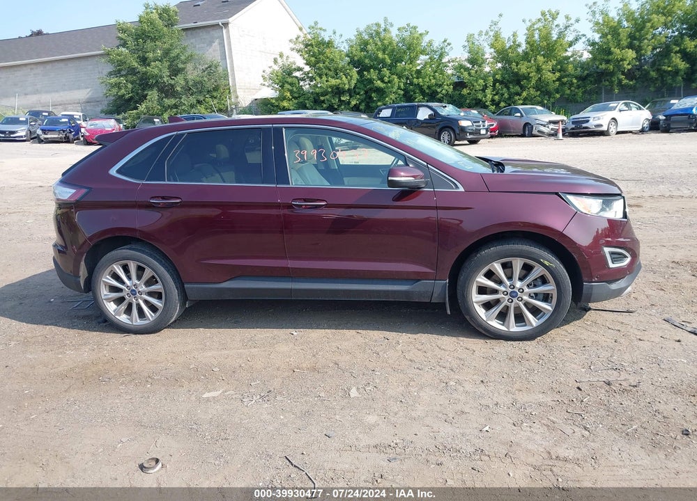 2017 FORD EDGE TITANIUM VIN: 2FMPK4K93HBC08827