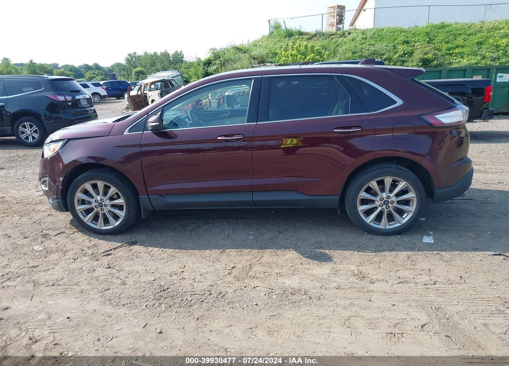 2017 FORD EDGE TITANIUM VIN: 2FMPK4K93HBC08827
