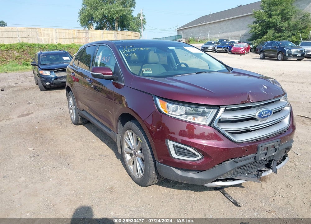 2017 FORD EDGE TITANIUM VIN: 2FMPK4K93HBC08827