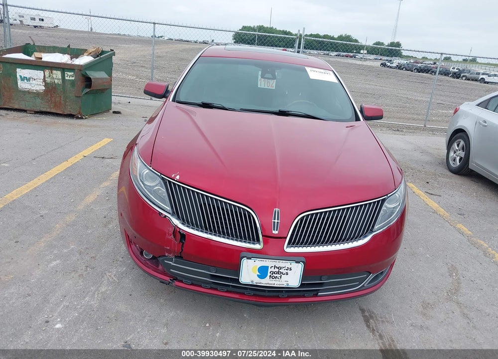 2013 LINCOLN MKS VIN: 1LNHL9EKXDG614782