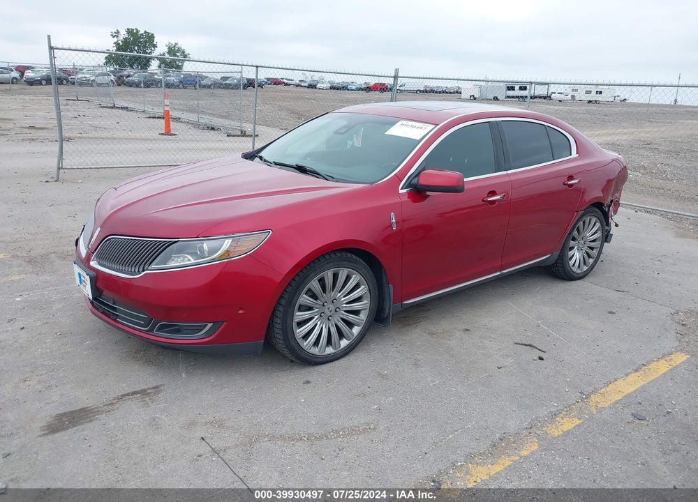 2013 LINCOLN MKS VIN: 1LNHL9EKXDG614782