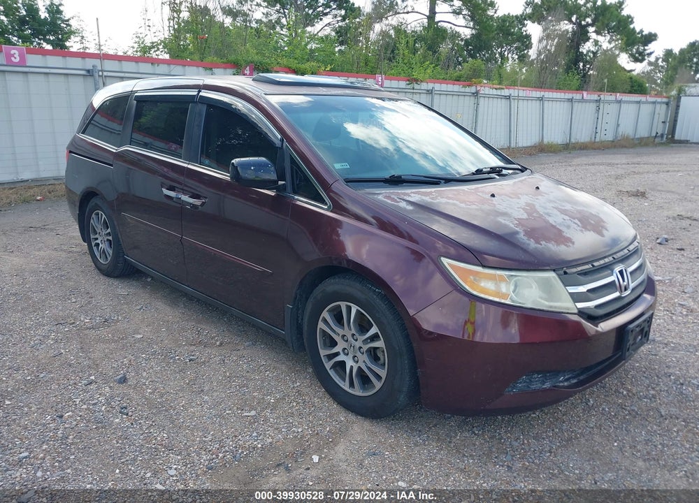 2011 HONDA ODYSSEY EX-L VIN: 5FNRL5H61BB046591