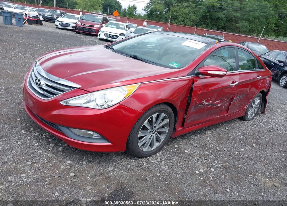 2014 HYUNDAI SONATA LIMITED VIN: 5NPEC4AC6EH911196