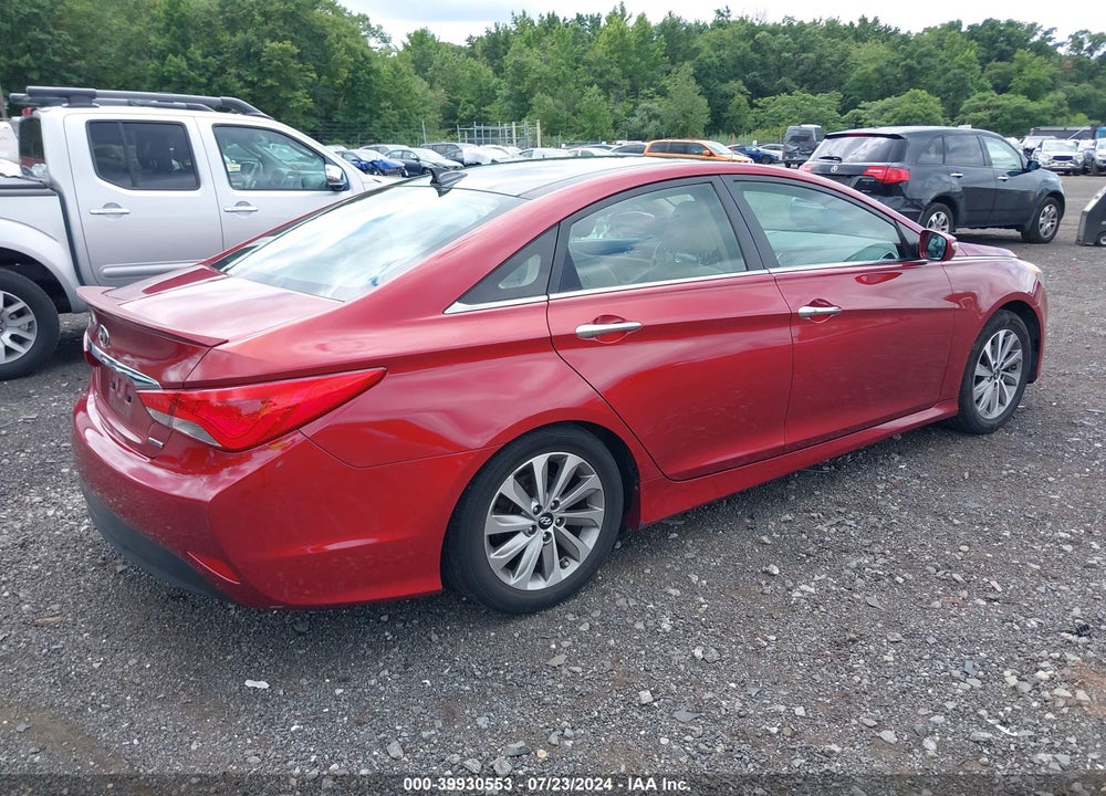 2014 HYUNDAI SONATA LIMITED VIN: 5NPEC4AC6EH911196