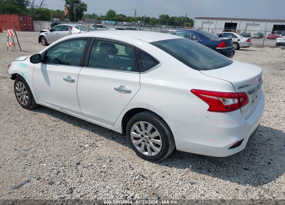 2019 NISSAN SENTRA S VIN: 3N1AB7AP5KY444182