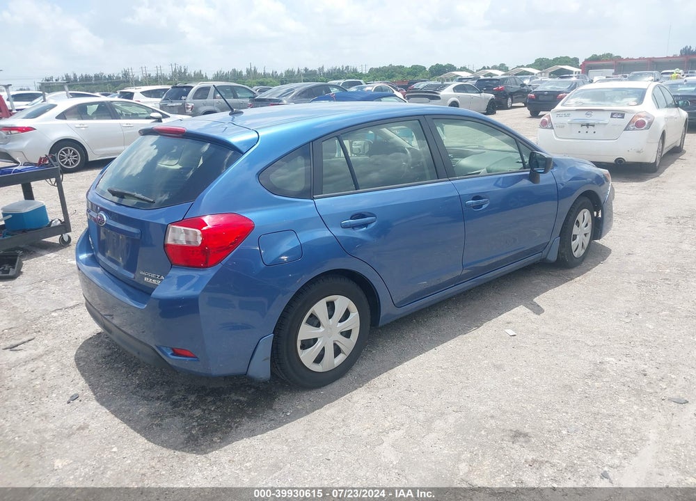 2015 SUBARU IMPREZA 2.0I VIN: JF1GPAA69FH326303