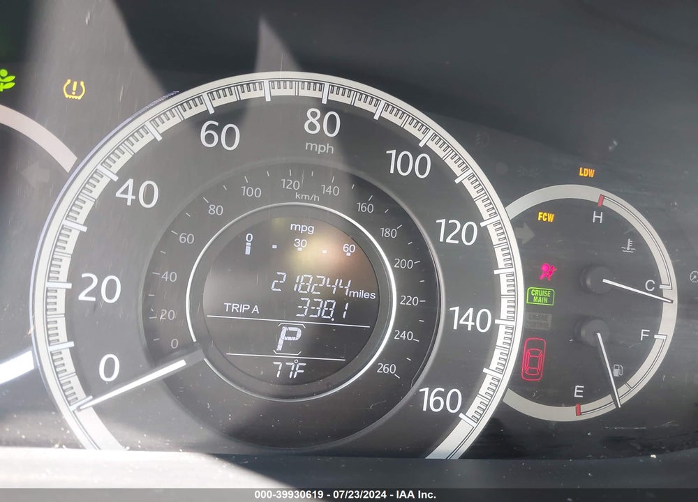 2014 HONDA ACCORD EX-L VIN: 1HGCR2F80EA145456