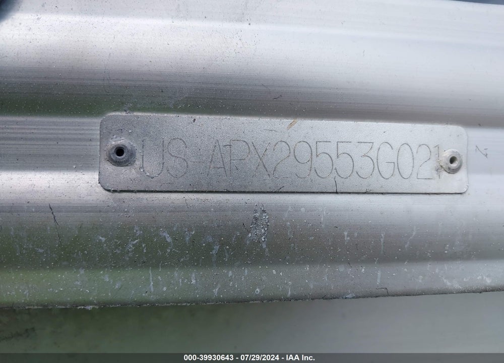 2021 APEX BOAT VIN: APX29553G021