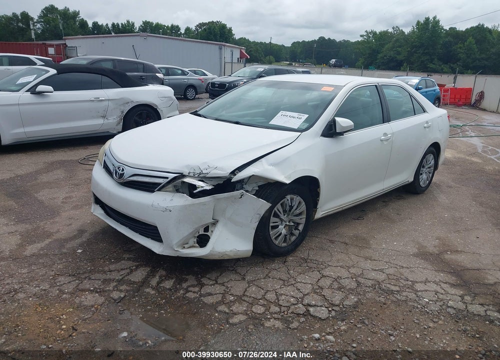 2012 TOYOTA CAMRY LE VIN: 4T1BF1FK6CU527488