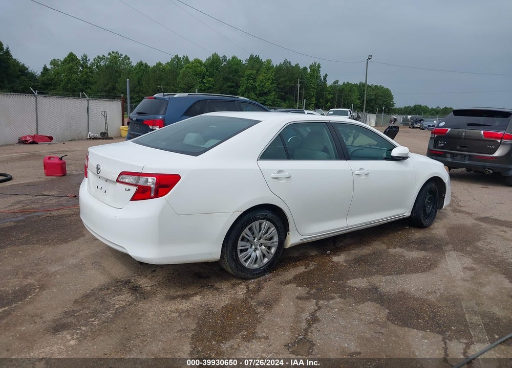 2012 TOYOTA CAMRY LE VIN: 4T1BF1FK6CU527488