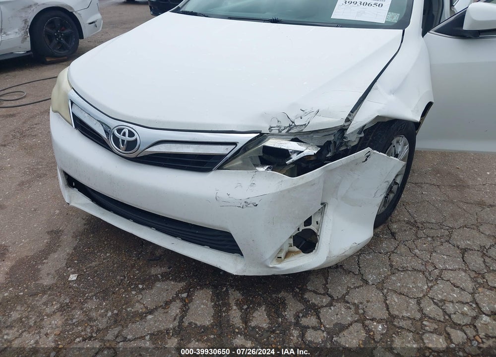 2012 TOYOTA CAMRY LE VIN: 4T1BF1FK6CU527488