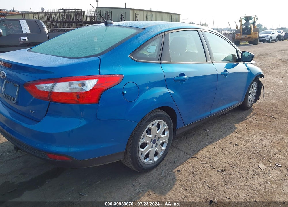 2012 FORD FOCUS SE VIN: 1FAHP3F23CL342561