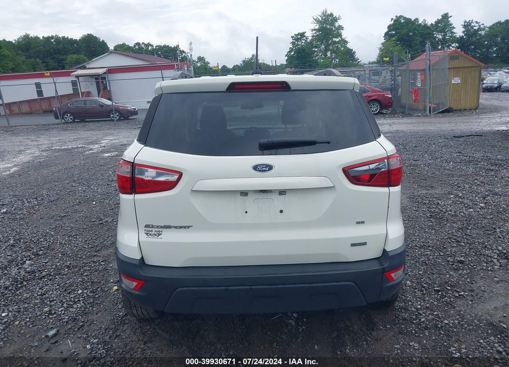 2019 FORD ECOSPORT SE VIN: MAJ3S2GE7KC294184