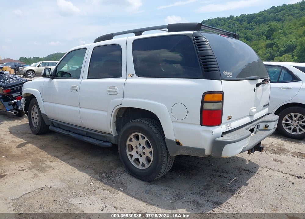 2004 CHEVROLET TAHOE Z71 VIN: 1GNEK13Z54R182786