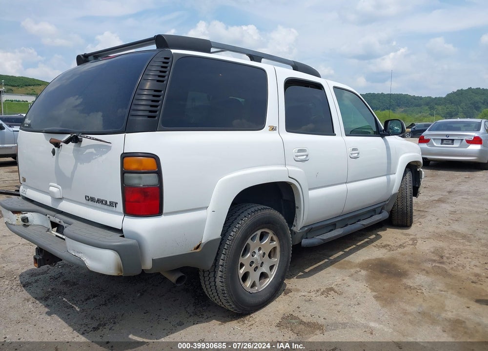 2004 CHEVROLET TAHOE Z71 VIN: 1GNEK13Z54R182786