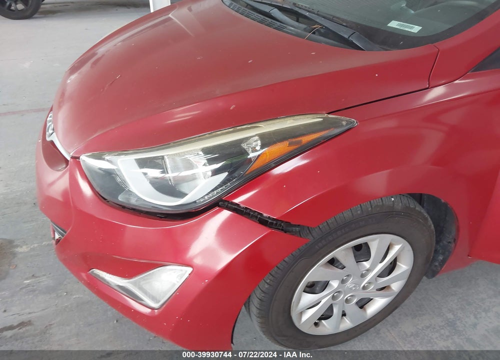 2015 HYUNDAI ELANTRA SE VIN: KMHDH4AE1FU310506