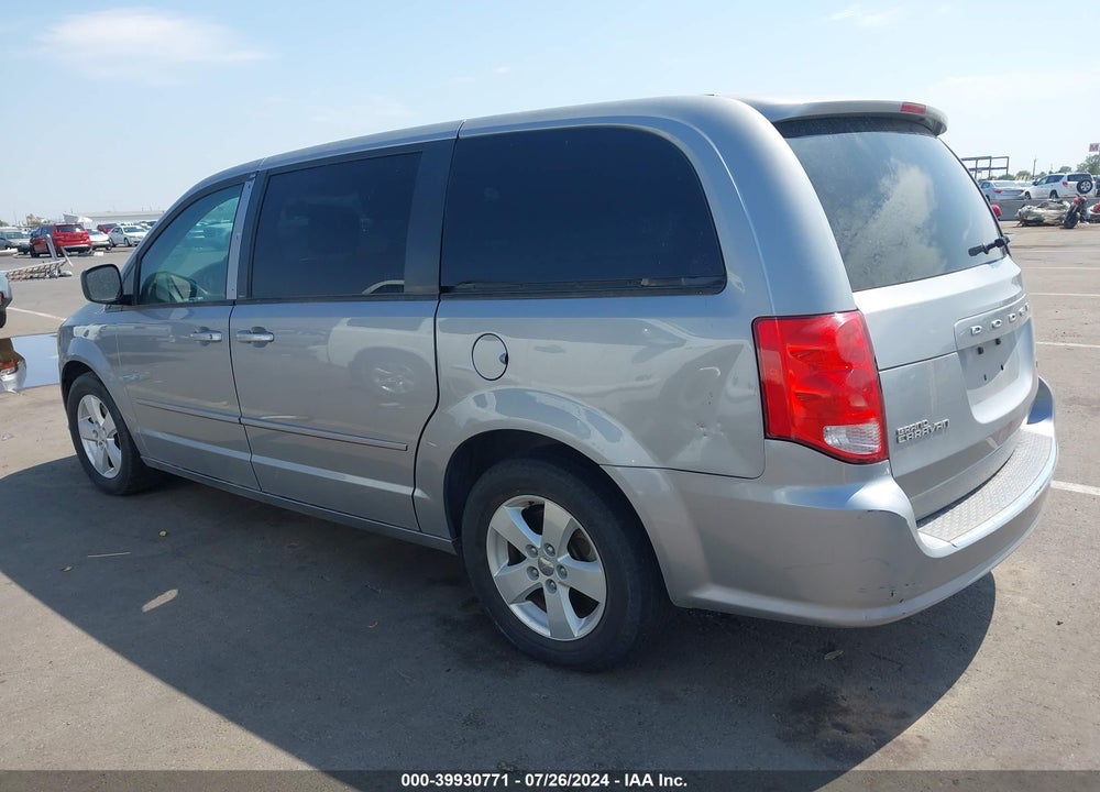 2013 DODGE GRAND CARAVAN SE VIN: 2C4RDGBG0DR771472