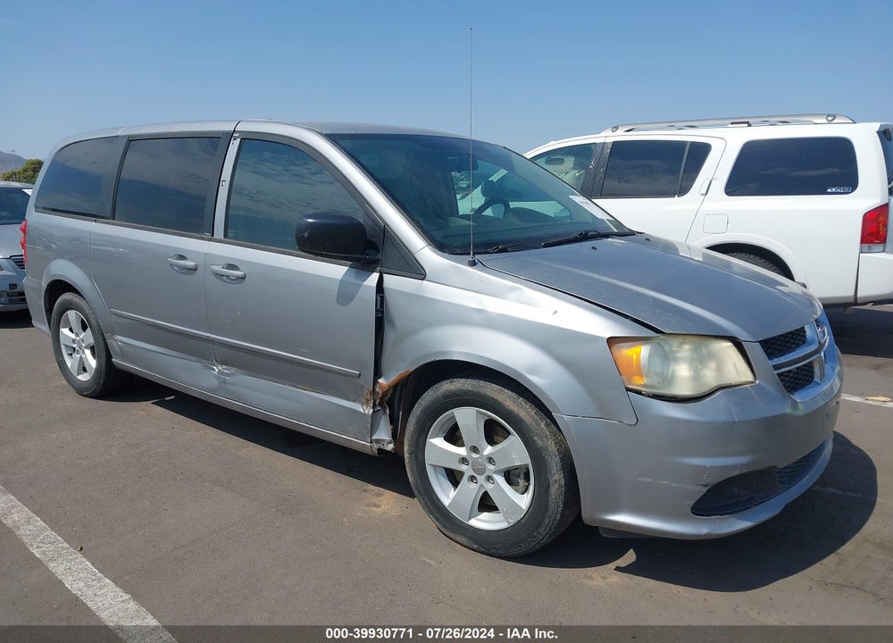 2013 DODGE GRAND CARAVAN SE VIN: 2C4RDGBG0DR771472