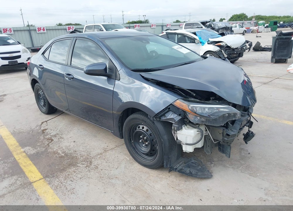 2019 TOYOTA COROLLA LE VIN: 5YFBURHE3KP887135