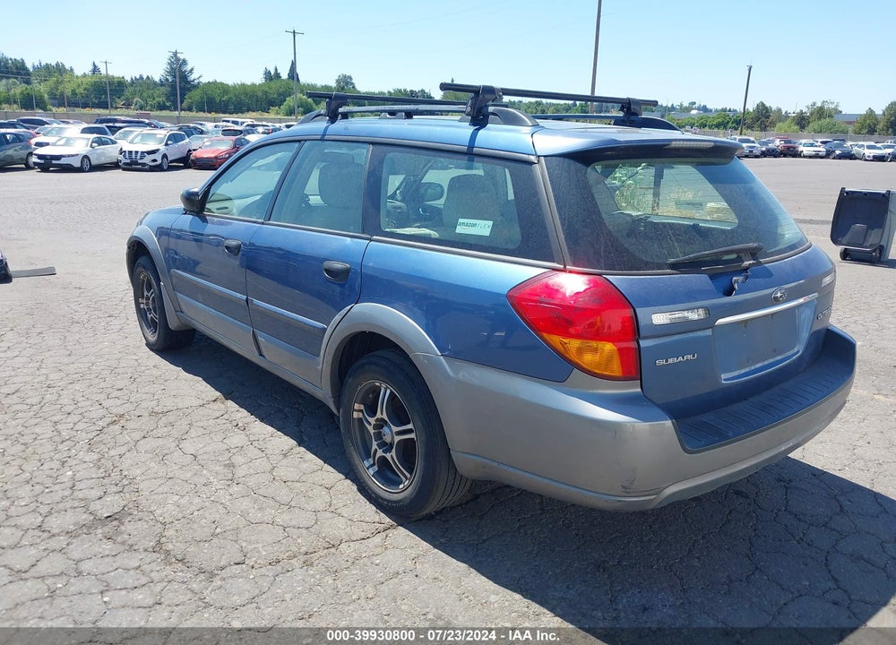 2007 SUBARU OUTBACK 2.5I BASIC VIN: 4S4BP61C877336010