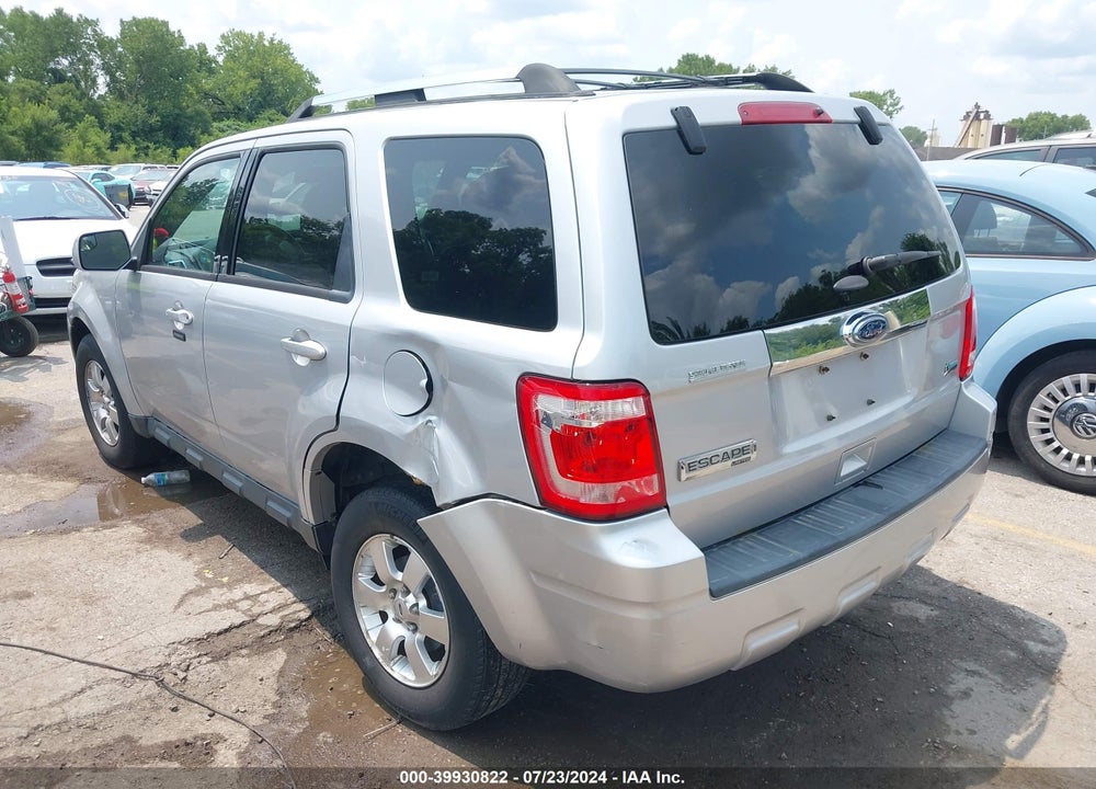 2011 FORD ESCAPE LIMITED VIN: 1FMCU9EG8BKB28081