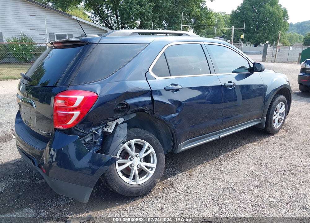2016 CHEVROLET EQUINOX LT VIN: 2GNFLFE32G6196698