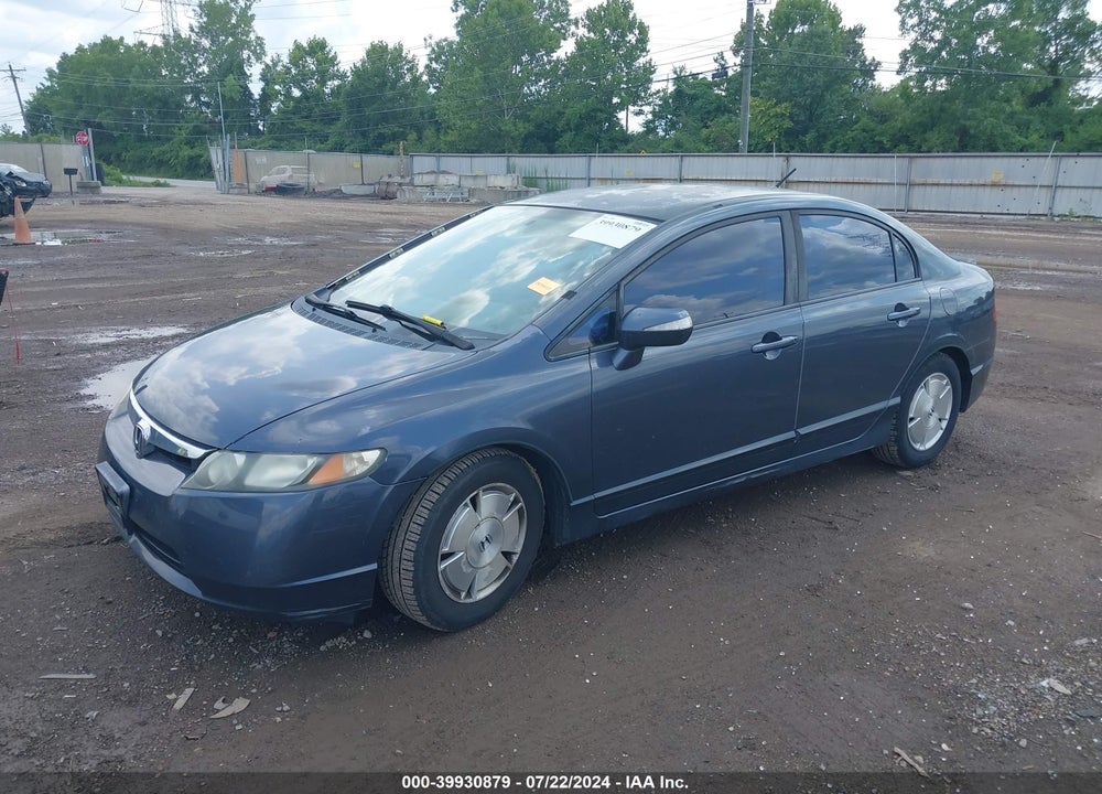 2008 HONDA CIVIC HYBRID VIN: JHMFA36268S012718