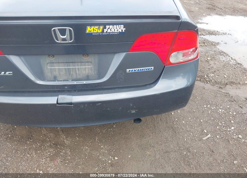 2008 HONDA CIVIC HYBRID VIN: JHMFA36268S012718