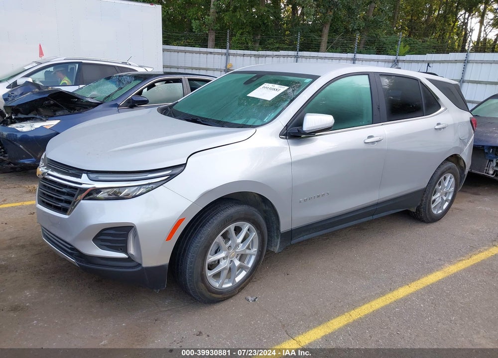 2022 CHEVROLET EQUINOX FWD LT VIN: 2GNAXKEV2N6113146