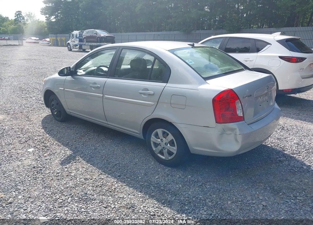 2008 HYUNDAI ACCENT GLS VIN: KMHCN46C58U259185
