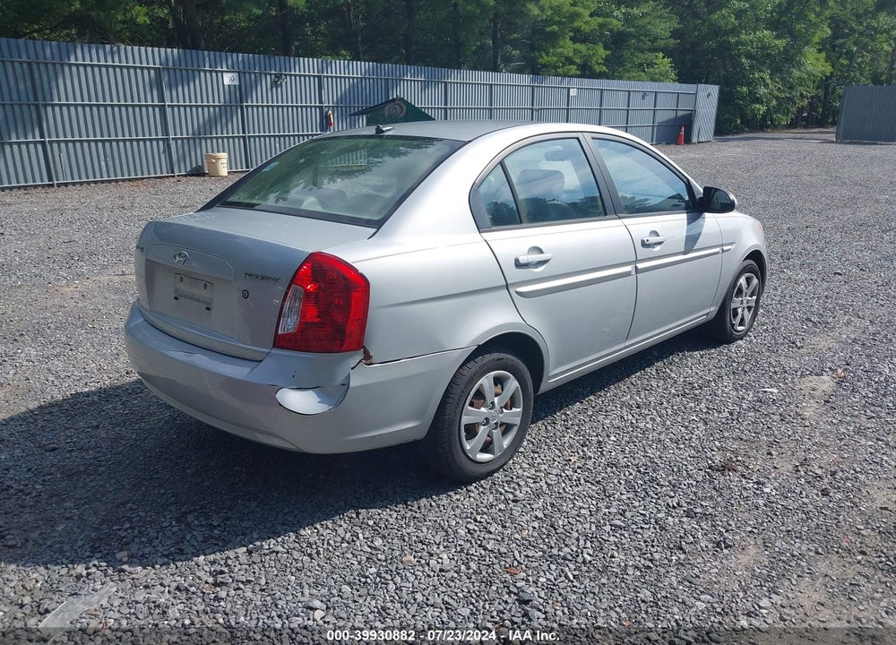 2008 HYUNDAI ACCENT GLS VIN: KMHCN46C58U259185