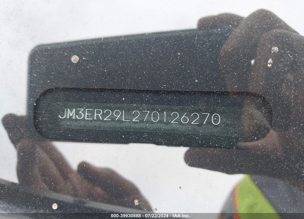 2007 MAZDA CX-7 SPORT VIN: JM3ER29L270126270
